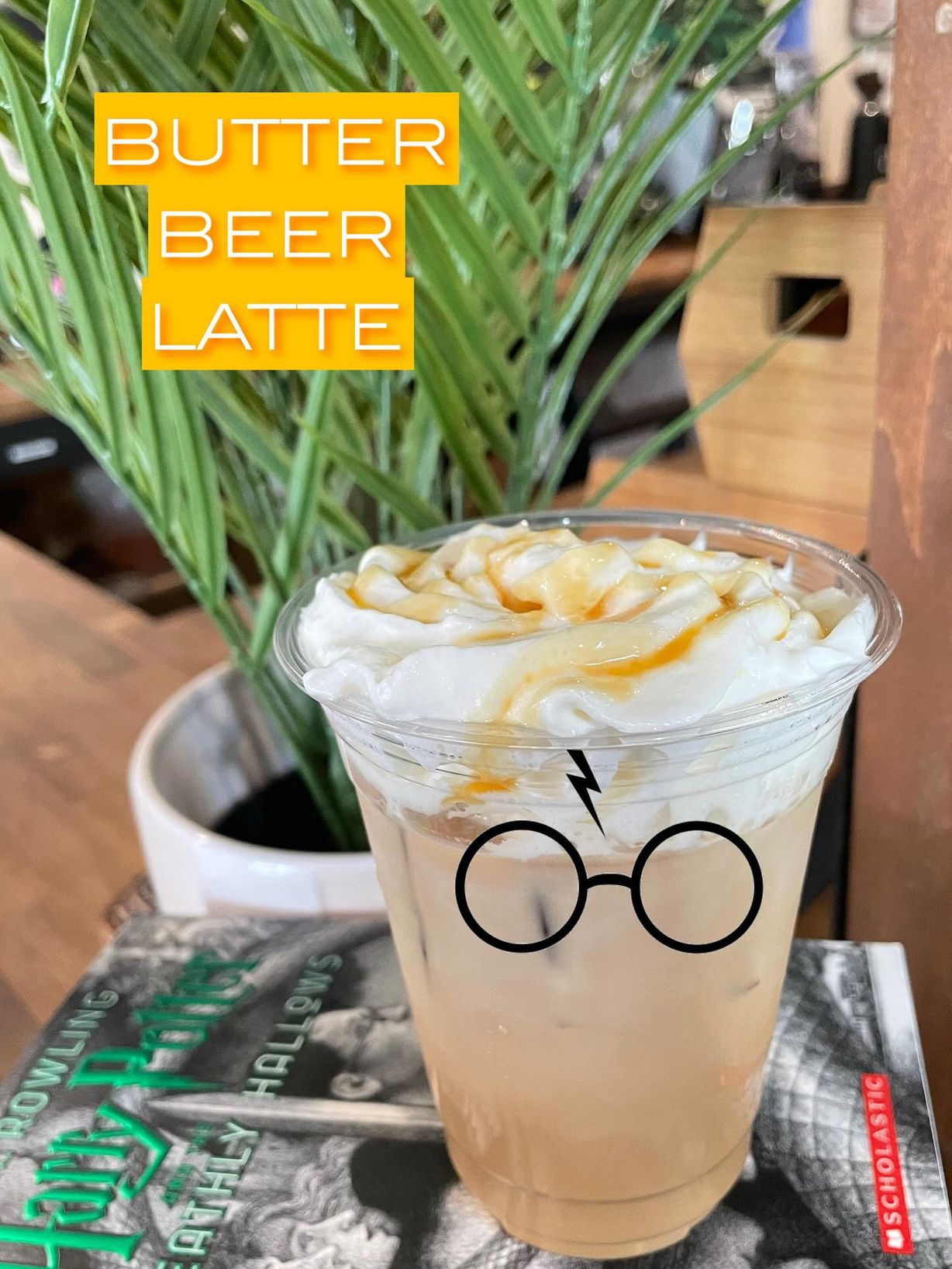 Butter Beer Latte at Cranes Coffee in Acworth, GA 30101 | YourMenu® Online Ordering