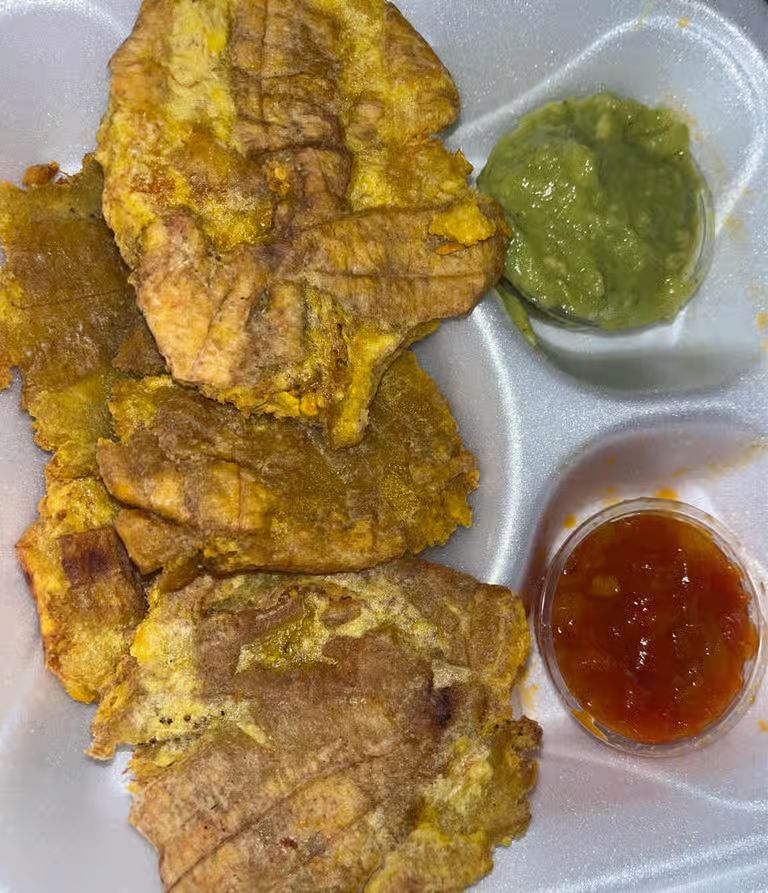 TOSTONES CON QUESO /GUACAMOLE /HOGAO at El Bochinche Restaurant in Ft. Lauderdale, FL 33319 | YourMenu® Online Ordering