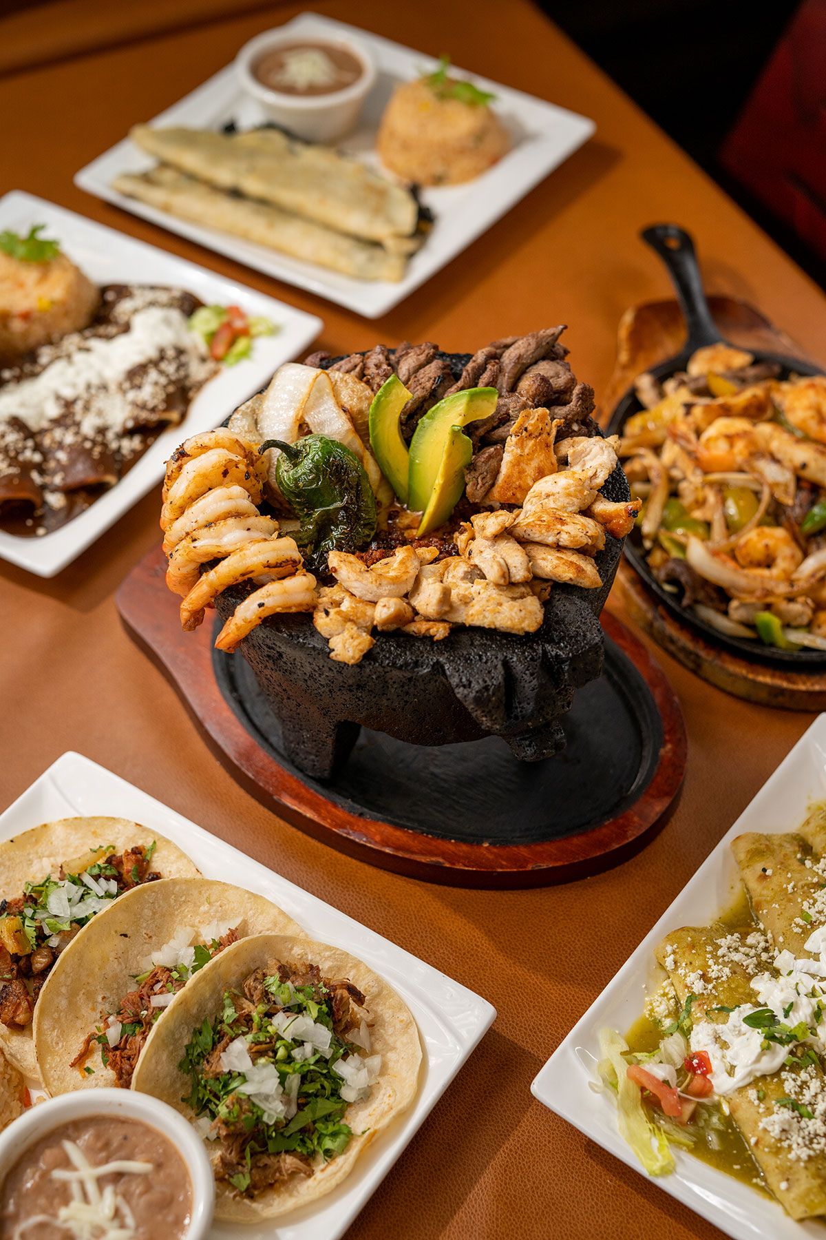 Molcajete at Las Cazuelas in Pembroke Pines, FL 33029 | YourMenu® Online Ordering