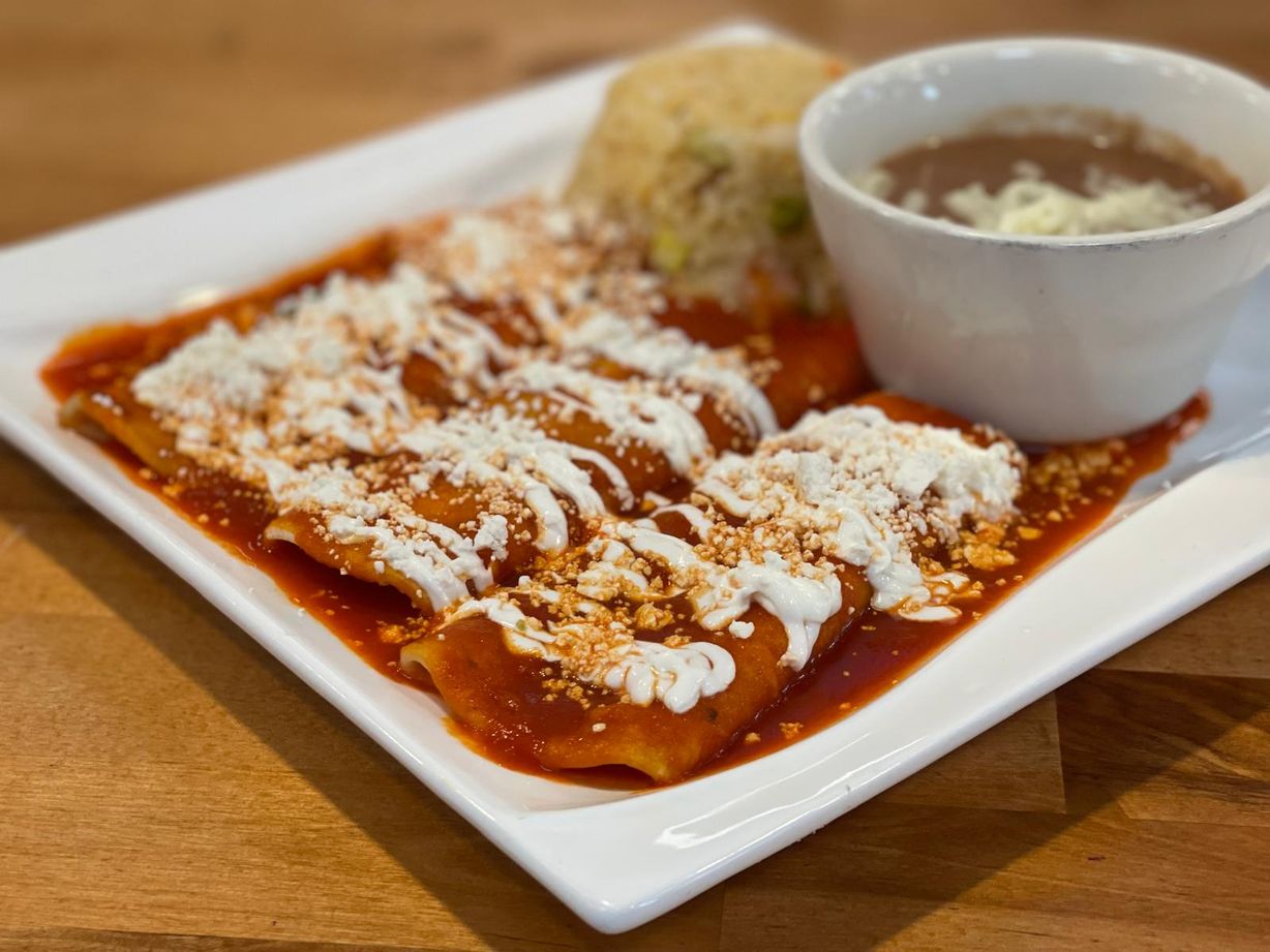 Enchiladas at Las Cazuelas in Pembroke Pines, FL 33029 | YourMenu® Online Ordering
