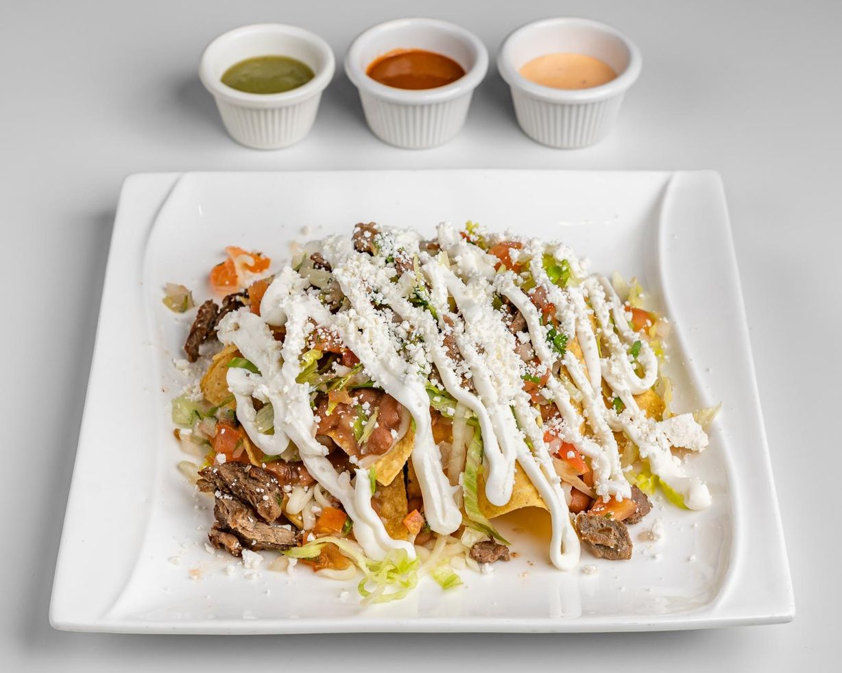 Cazuela Nachos at Las Cazuelas in Pembroke Pines, FL 33029 | YourMenu® Online Ordering