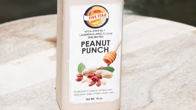 Five Star Peanut Punch at Five Star Bakery in Lauderdale Lakes, FL 33309 | YourMenu® Online Ordering