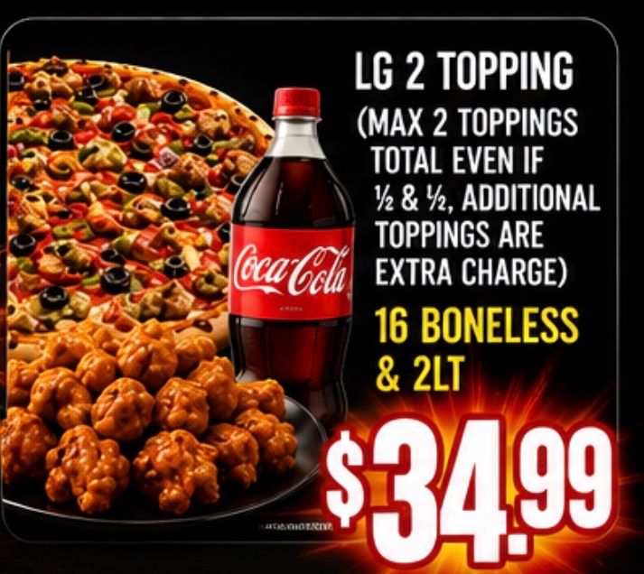 $34.99 Game Bundle at Moxee Pizza in Moxee, WA 98936 | YourMenu® Online Ordering