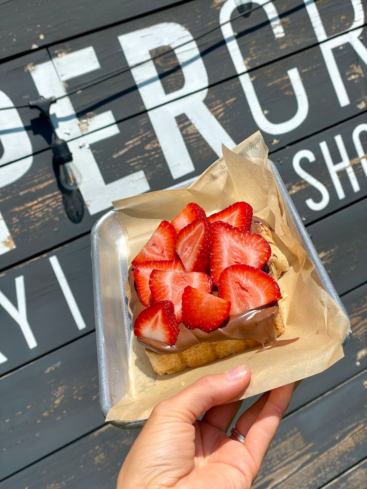 Nutella Toast with Strawberries at Upper Crust  in Fredonia, NY 14063 | YourMenu® Online Ordering