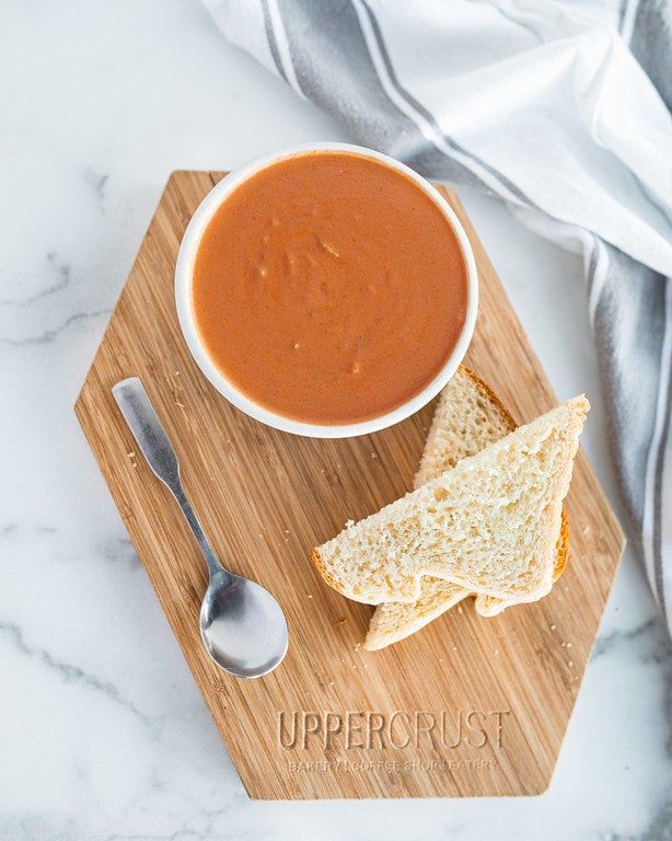 Tomato Mushroom Soup at Upper Crust Bakery in Fredonia, NY 14063 | YourMenu® Online Ordering