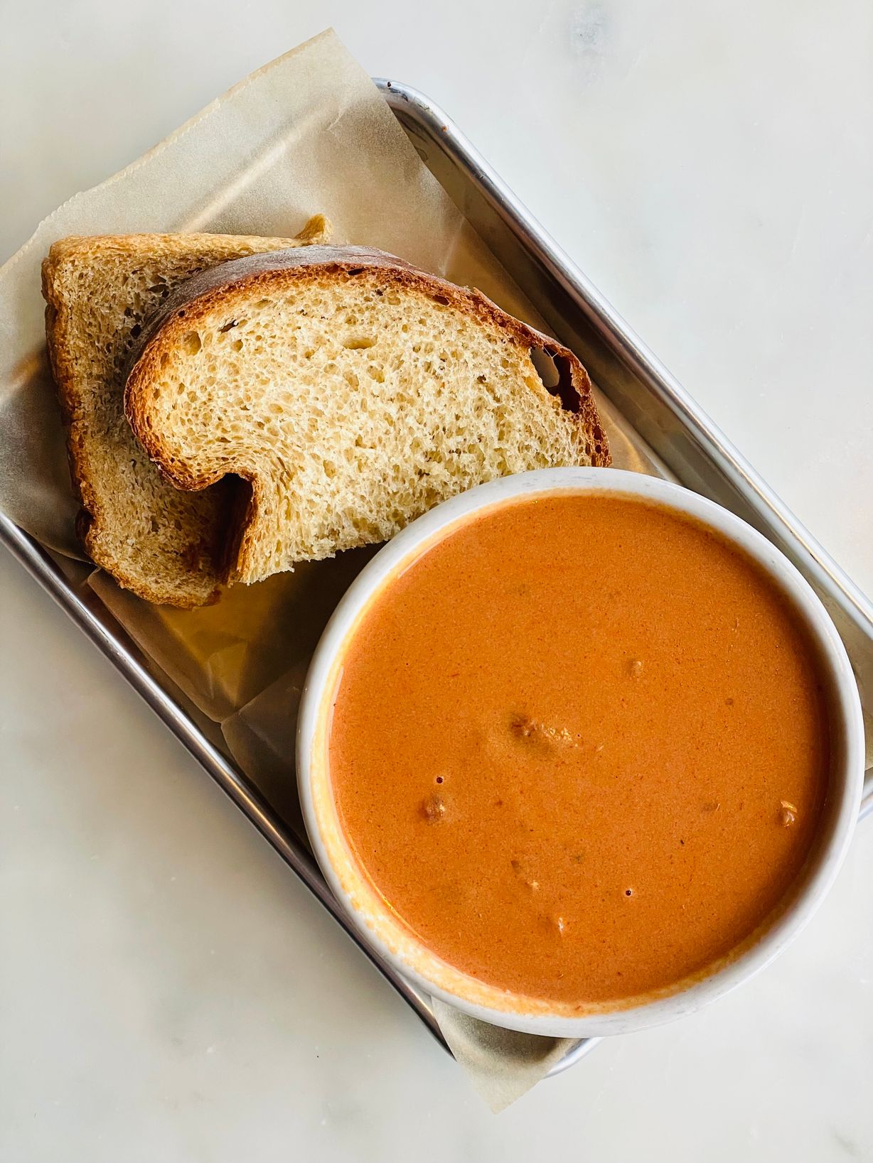 Tomato Mushroom Soup at Upper Crust in Fredonia, NY 14063 | YourMenu® Online Ordering