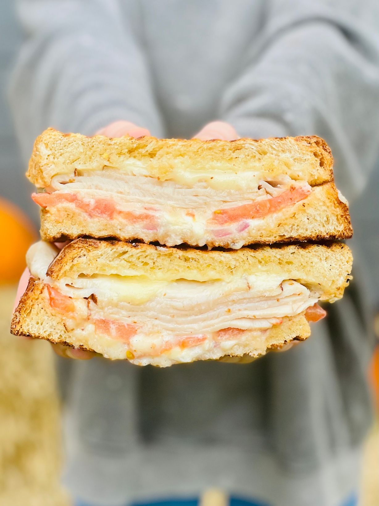 Roasted Turkey Cheddar Panini at Upper Crust Bakery in Fredonia, NY 14063 | YourMenu® Online Ordering