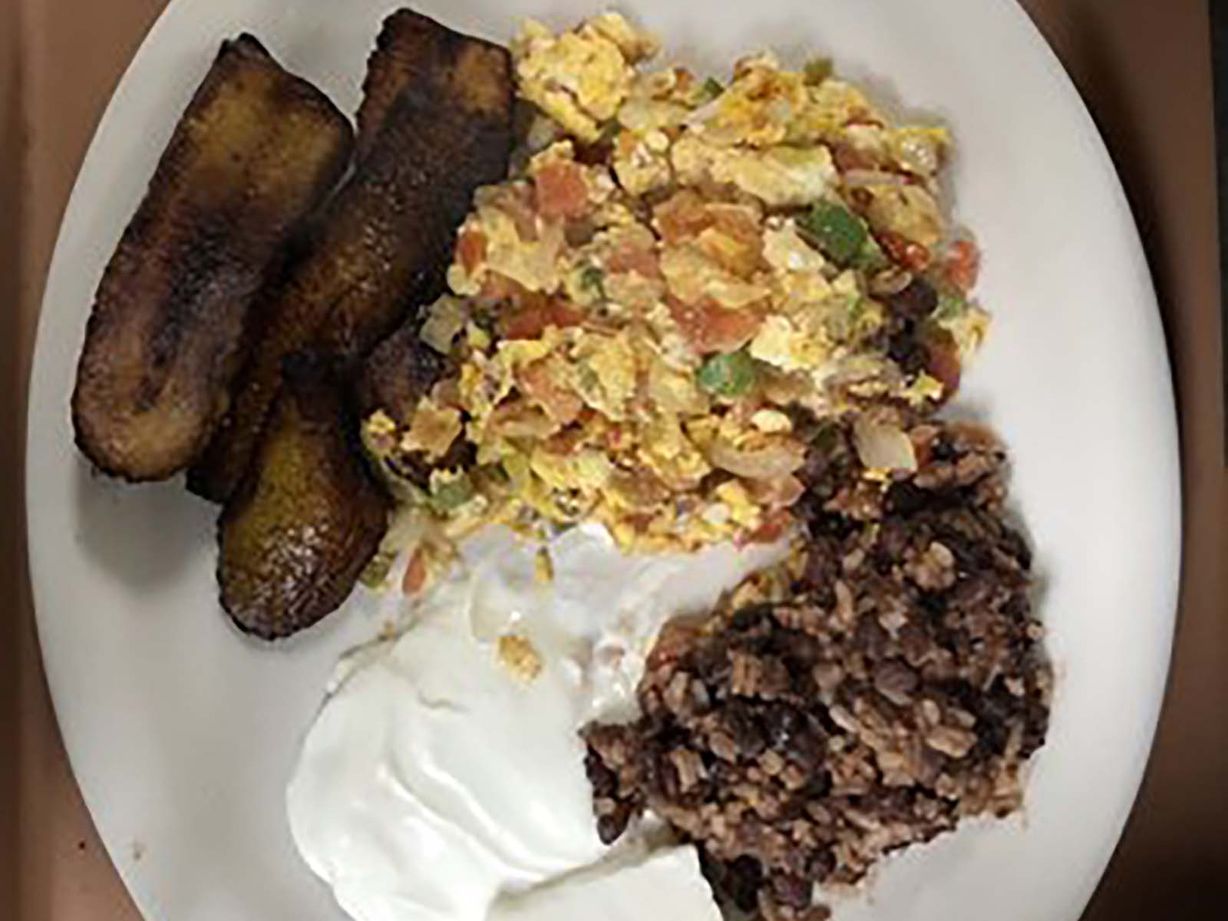 Desayuno Salvadoreno at Pollo a la Vista Restaurant in GAITHERSBURG, MD 20877 | YourMenu® Online Ordering