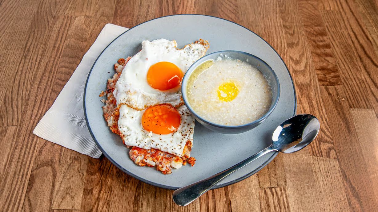 Corned Beef Hash & Eggs at Rise Cafe - Mooresville in Mooresville, NC 28115 | YourMenu® Online Ordering