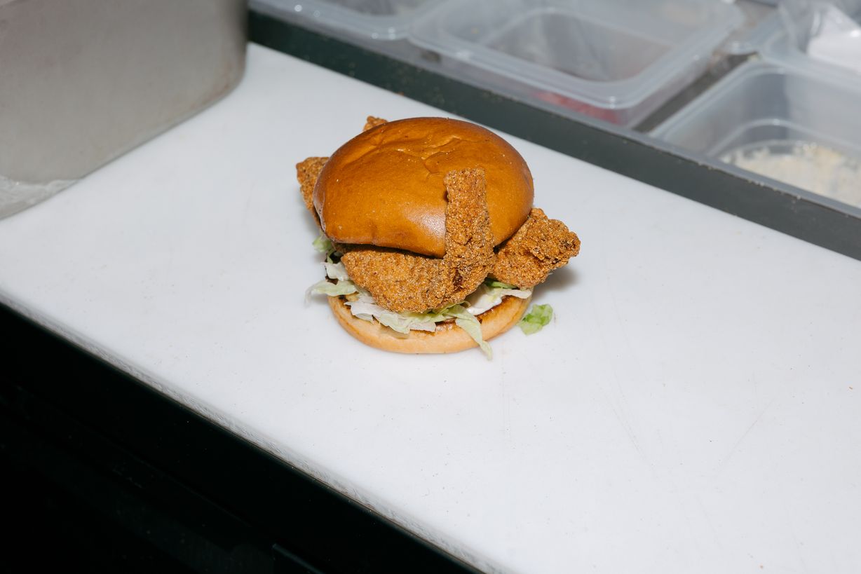 Southern Fried Catfish Sandwich Only at Mr. Philly's in North Las Vegas, NV 89032 | YourMenu® Online Ordering