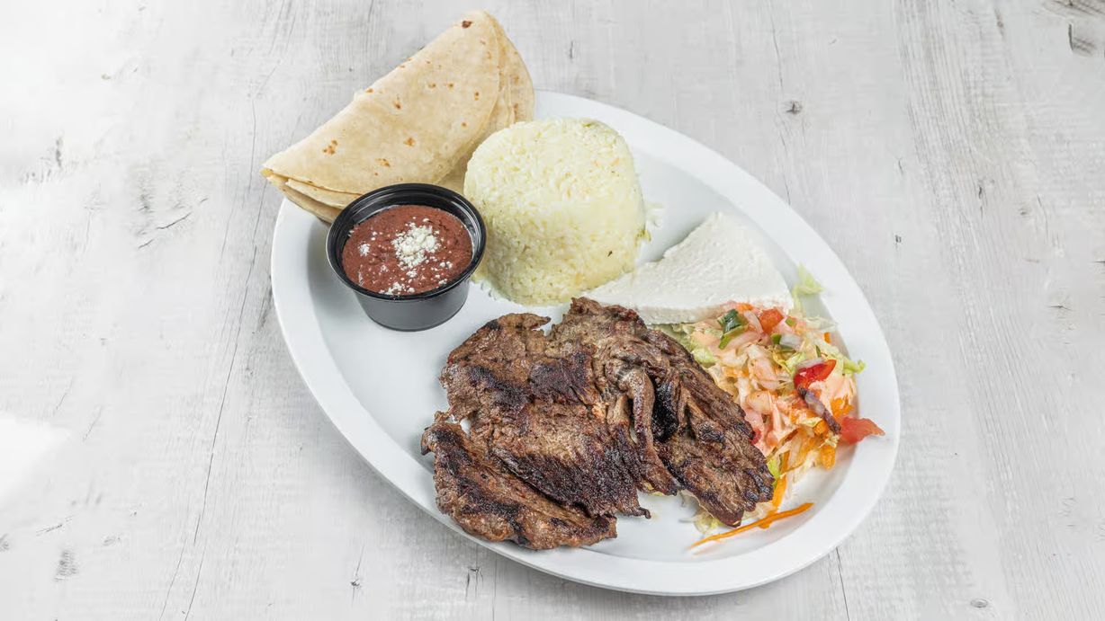 Carne Asada (Grilled Steak) at Restaurante La Progreseña in Pompano Beach, FL 33064 | YourMenu® Online Ordering
