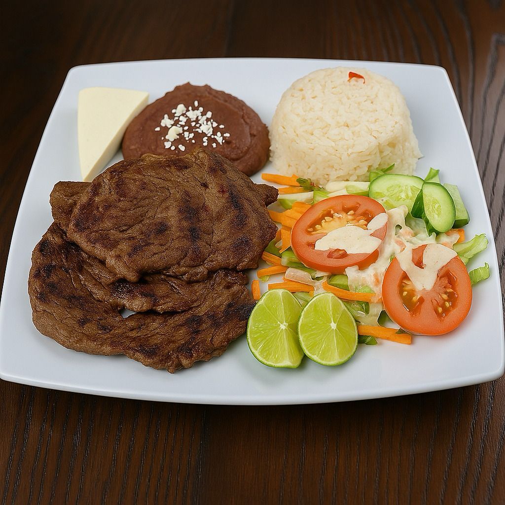 Carne Asada Con Tajadas (Grilled Steak) at Restaurante La Progreseña in Pompano Beach, FL 33064 | YourMenu® Online Ordering