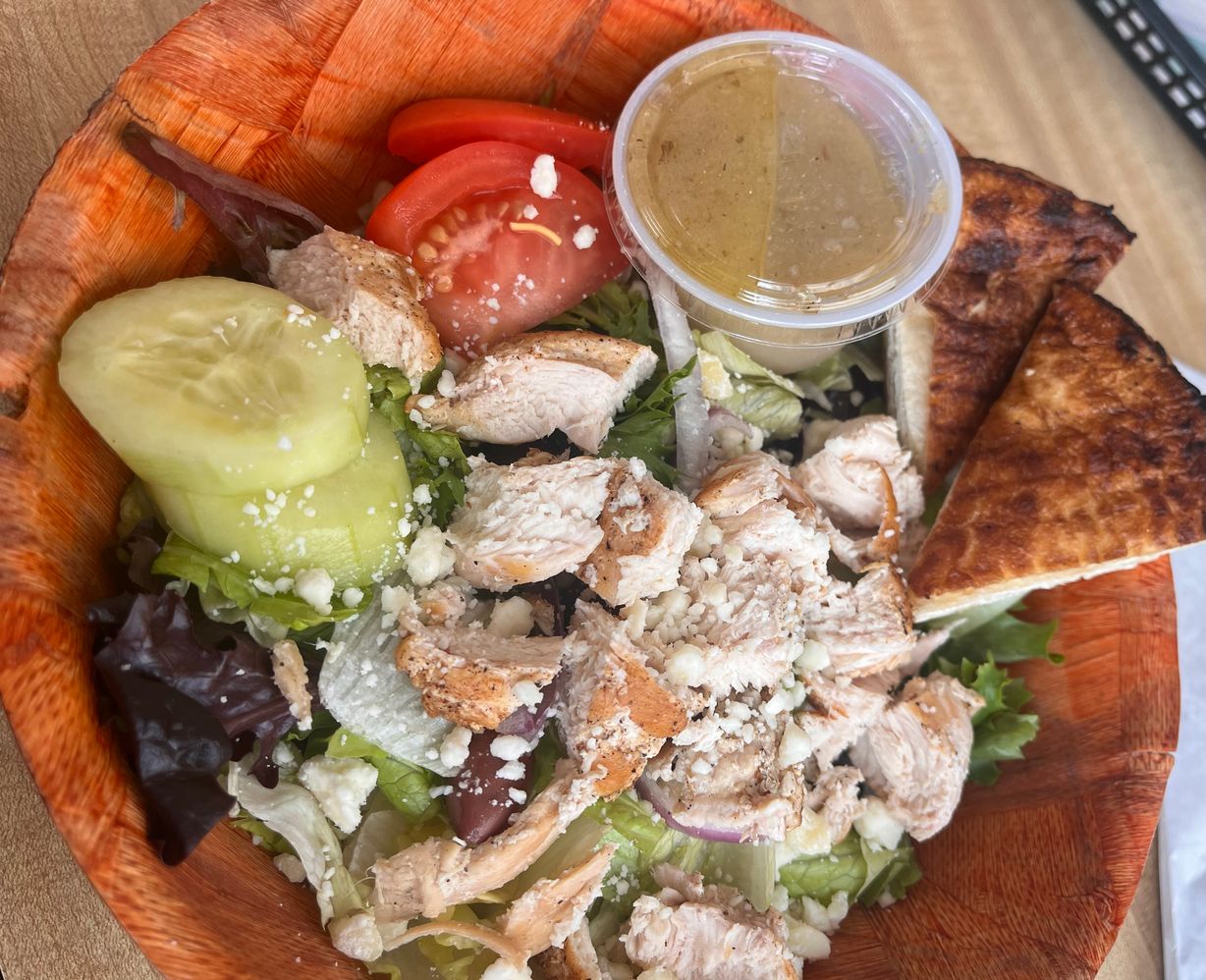 Greek Chicken Salad at Central Station on Central Ave in Dunkirk, NY 14048 | YourMenu® Online Ordering