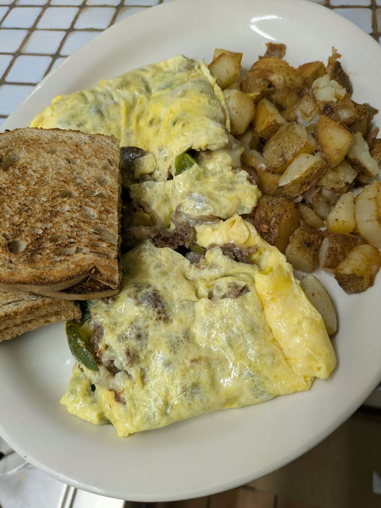 Philly Steak and Cheese Omelette at Central Station on Central Ave in Dunkirk, NY 14048 | YourMenu® Online Ordering