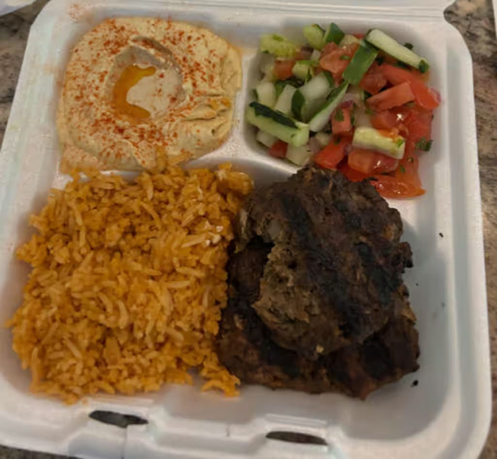 Lamb Kabob Platter at Izgara Mediterranean Weston in Weston, FL 33326 | YourMenu® Online Ordering