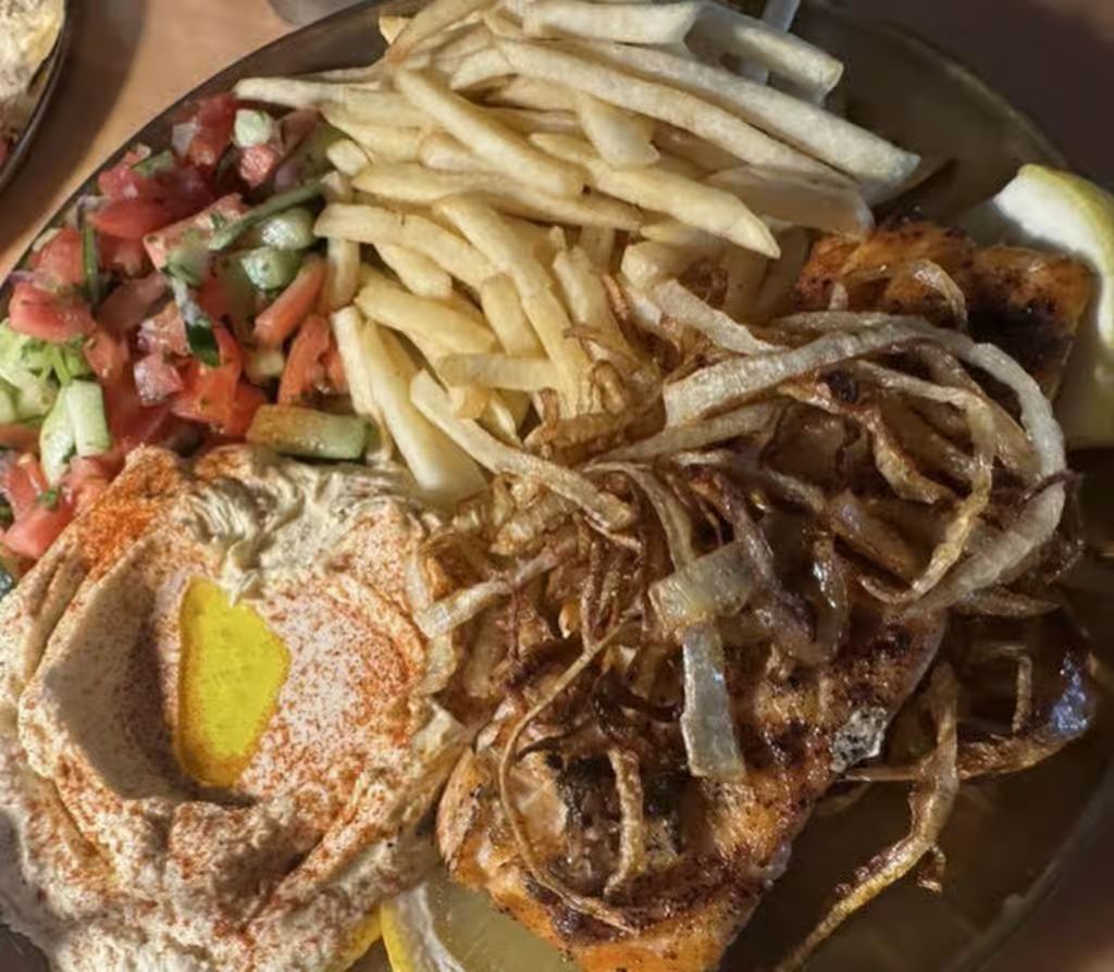 Entree Grilled Salmon at Izgara Mediterranean Weston in Weston, FL 33326 | YourMenu® Online Ordering