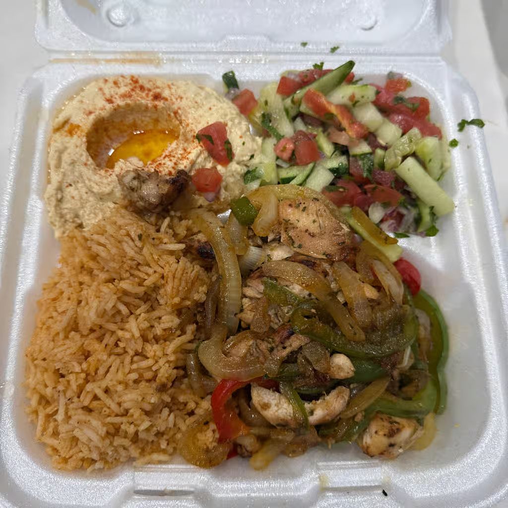 Shishlick Chicken Platter at Izgara Mediterranean Weston in Weston, FL 33326 | YourMenu® Online Ordering