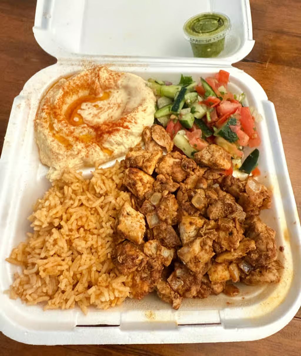 Chicken Shawarma Platter at Izgara Mediterranean Weston in Weston, FL 33326 | YourMenu® Online Ordering