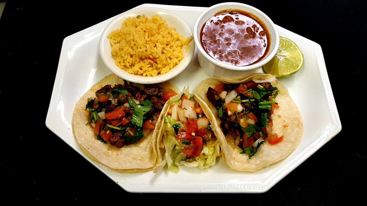 Steak Taco Platter at Jacalito Grill in Springfield, VA 22150 | YourMenu® Online Ordering