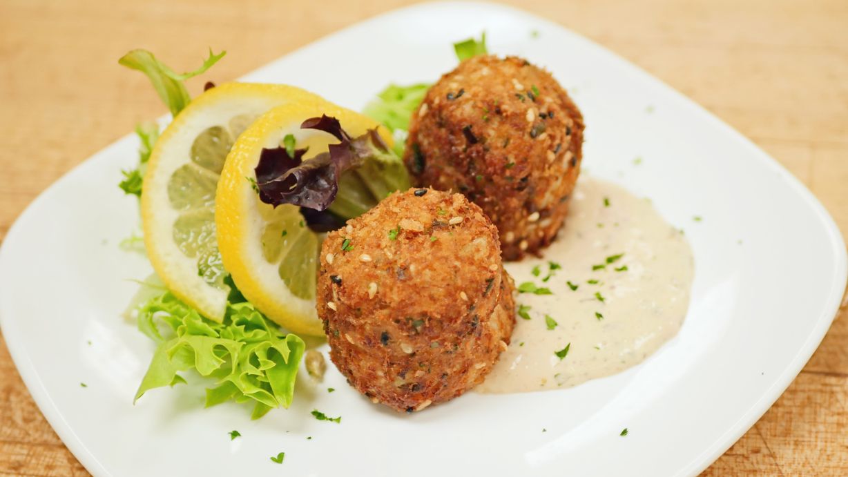 Crab Cake Appetizer at Marigold Cafe & Bakery in Colorado Springs, CO 80919 | YourMenu® Online Ordering