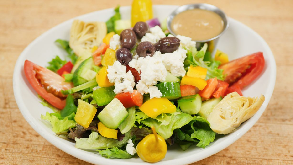 Greek Salad at Marigold Cafe & Bakery in Colorado Springs, CO 80919 | YourMenu® Online Ordering