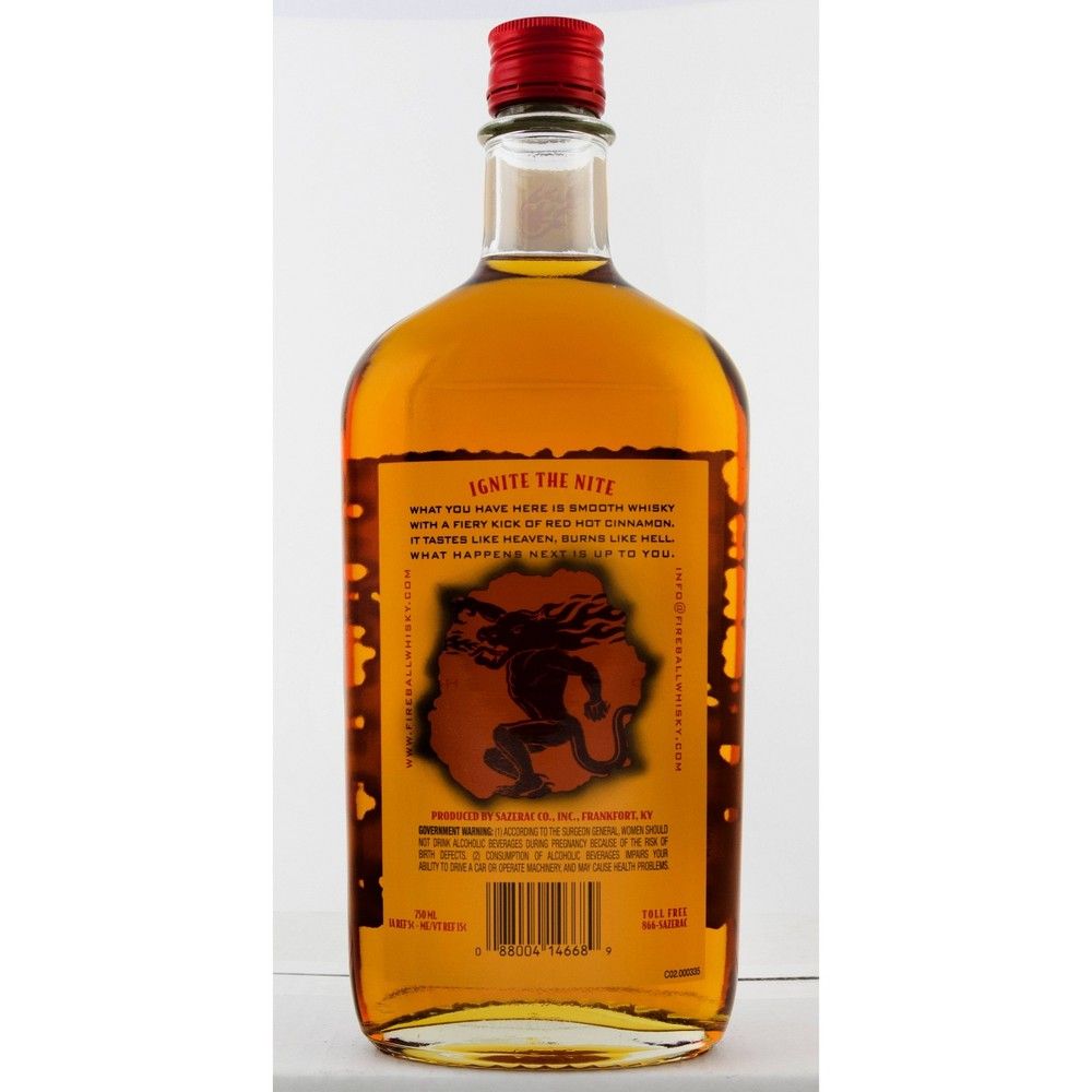 Fireball Cinnamon Whisky 750 Ml at SILVERMAN LIQUOR STORE in BALTIMORE, MD 21202 | YourMenu® Online Ordering