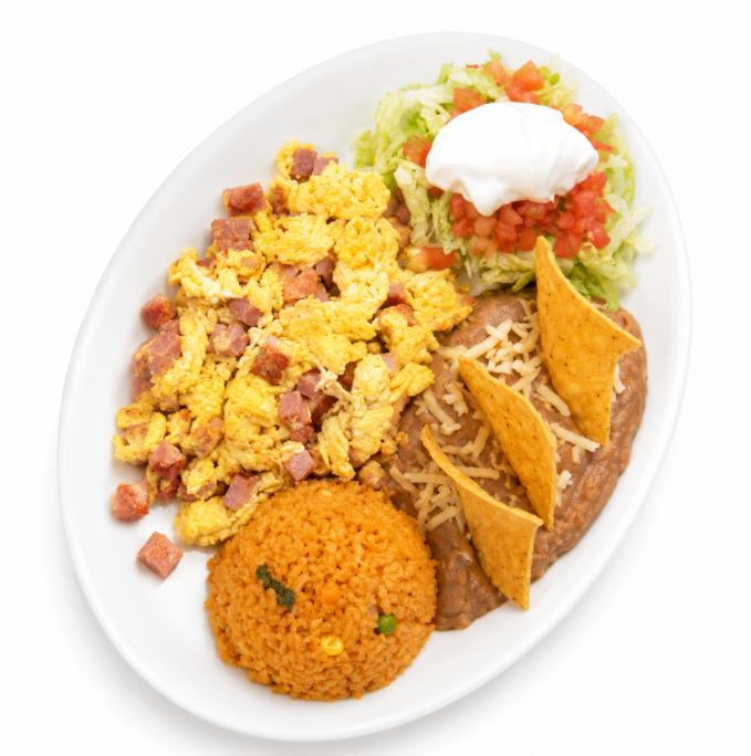Huevos con jamon at Su Taqueria El Rey del Taco in Chicago, IL 60612 | YourMenu® Online Ordering