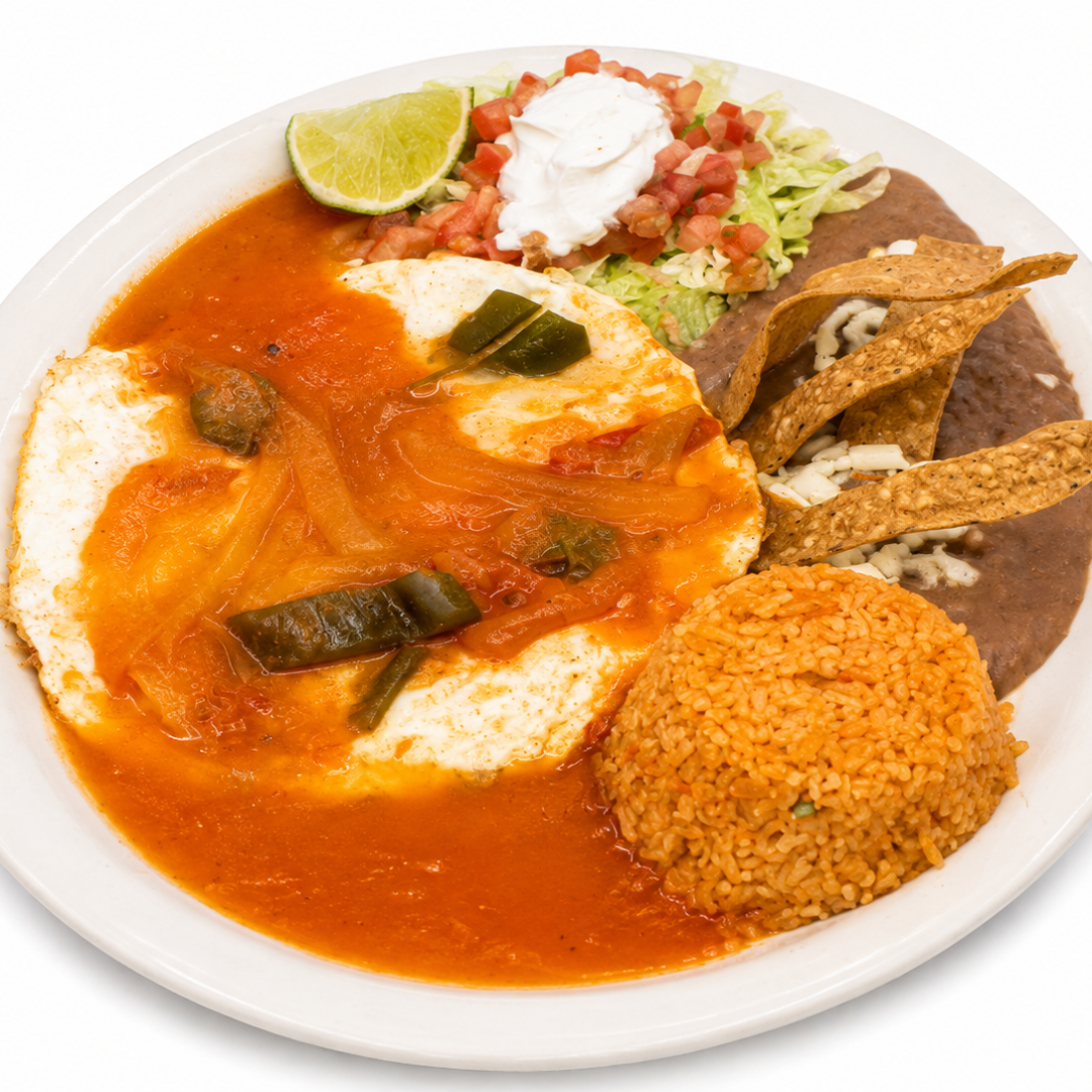 Huevos rancheros at Su Taqueria El Rey del Taco in Chicago, IL 60612 | YourMenu® Online Ordering