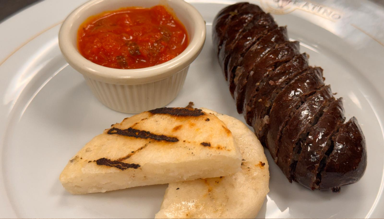 AREPA CON MORCILLA at Sabor Latino Restaurant | Boynton Beach in Boynton Beach, FL 33426 | YourMenu® Online Ordering