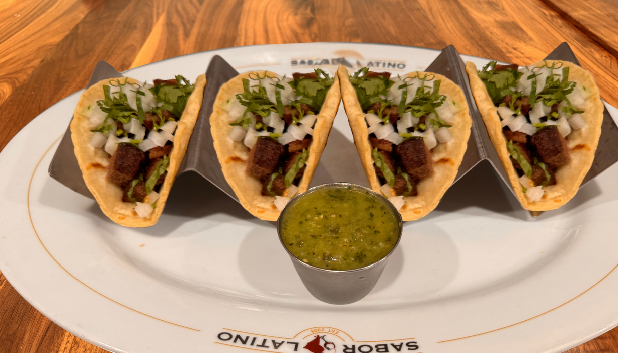 TACOS DE LENGUA at Sabor Latino Restaurant | Boynton Beach in Boynton Beach, FL 33426 | YourMenu® Online Ordering