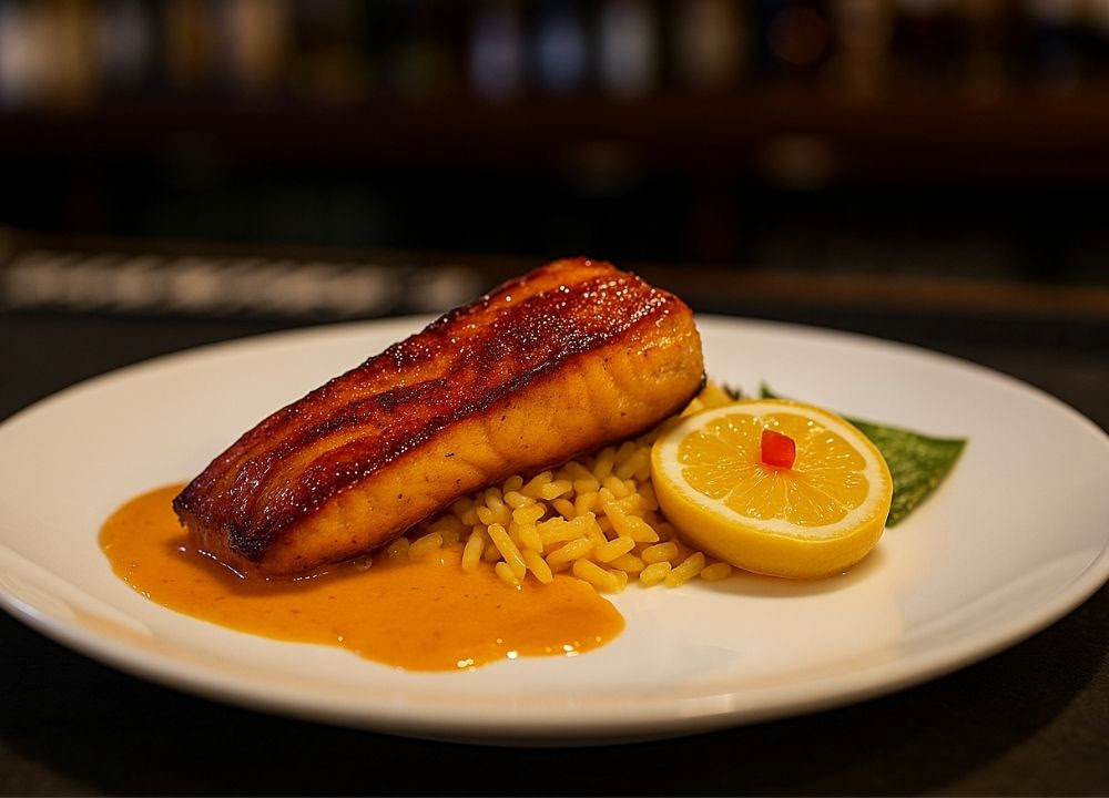 Blackened Salmon / Salmón Ennegrecido at Andrew's Restaurant in Suitland, MD 20746 | YourMenu® Online Ordering