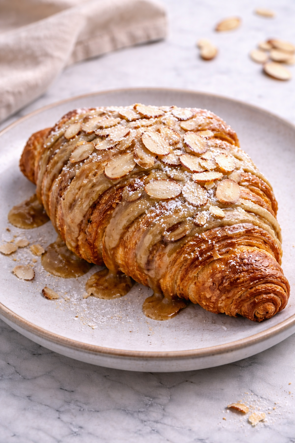 Almond Butter Croissant at Gratefuel Cafe in Fort Lauderdale, FL 33308 | YourMenu® Online Ordering