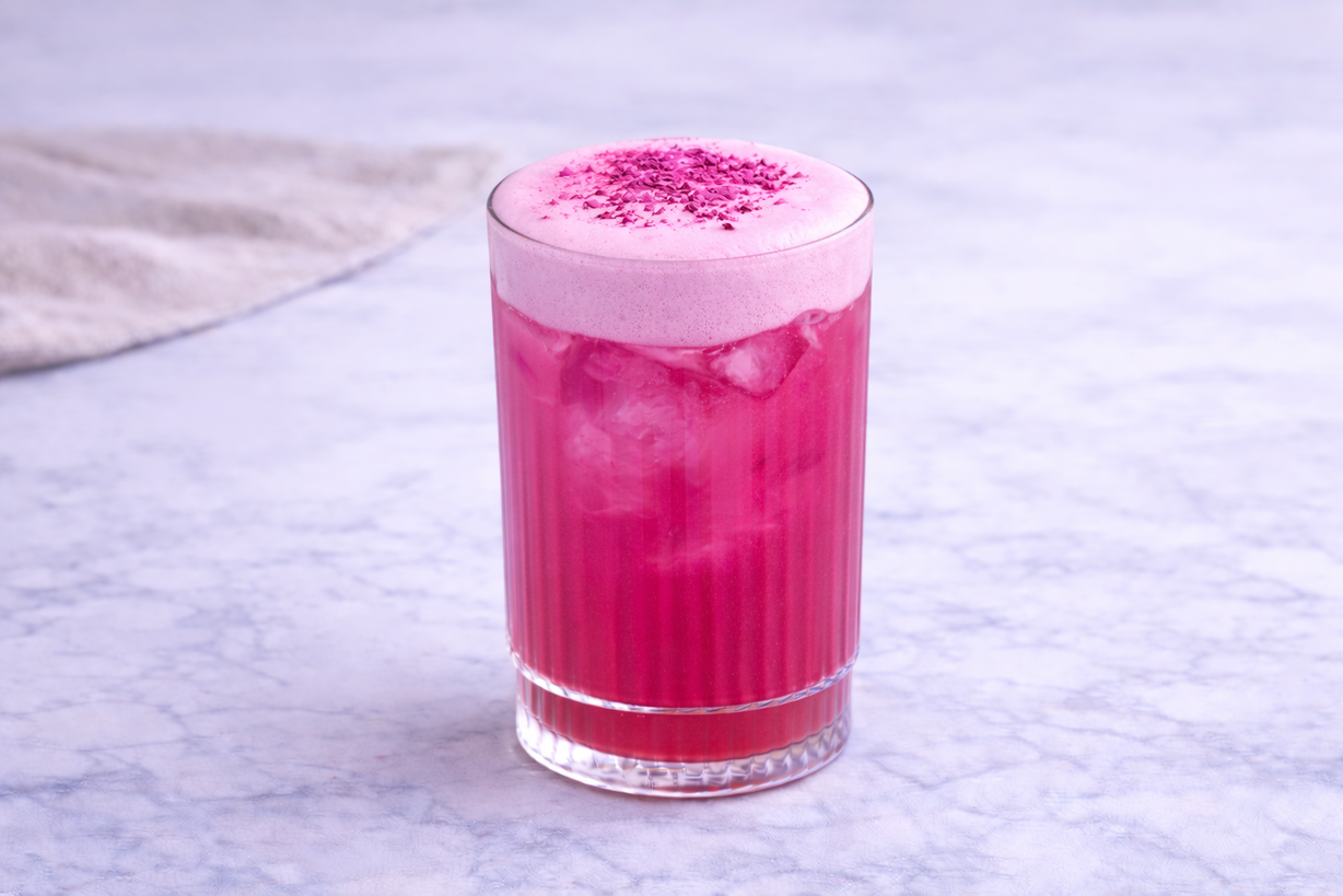 Dragon Fruit Coconut Water Latte at Gratefuel Cafe in Fort Lauderdale, FL 33308 | YourMenu® Online Ordering