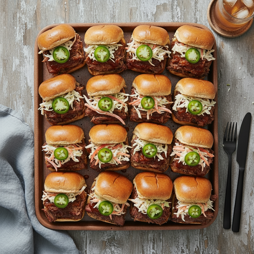 18 - Shredded Brisket Sliders at Blowin' Smoke BBQ @ Prime Time Butcher | Catering in WOODBURY, NY 117971212 | YourMenu® Online Ordering