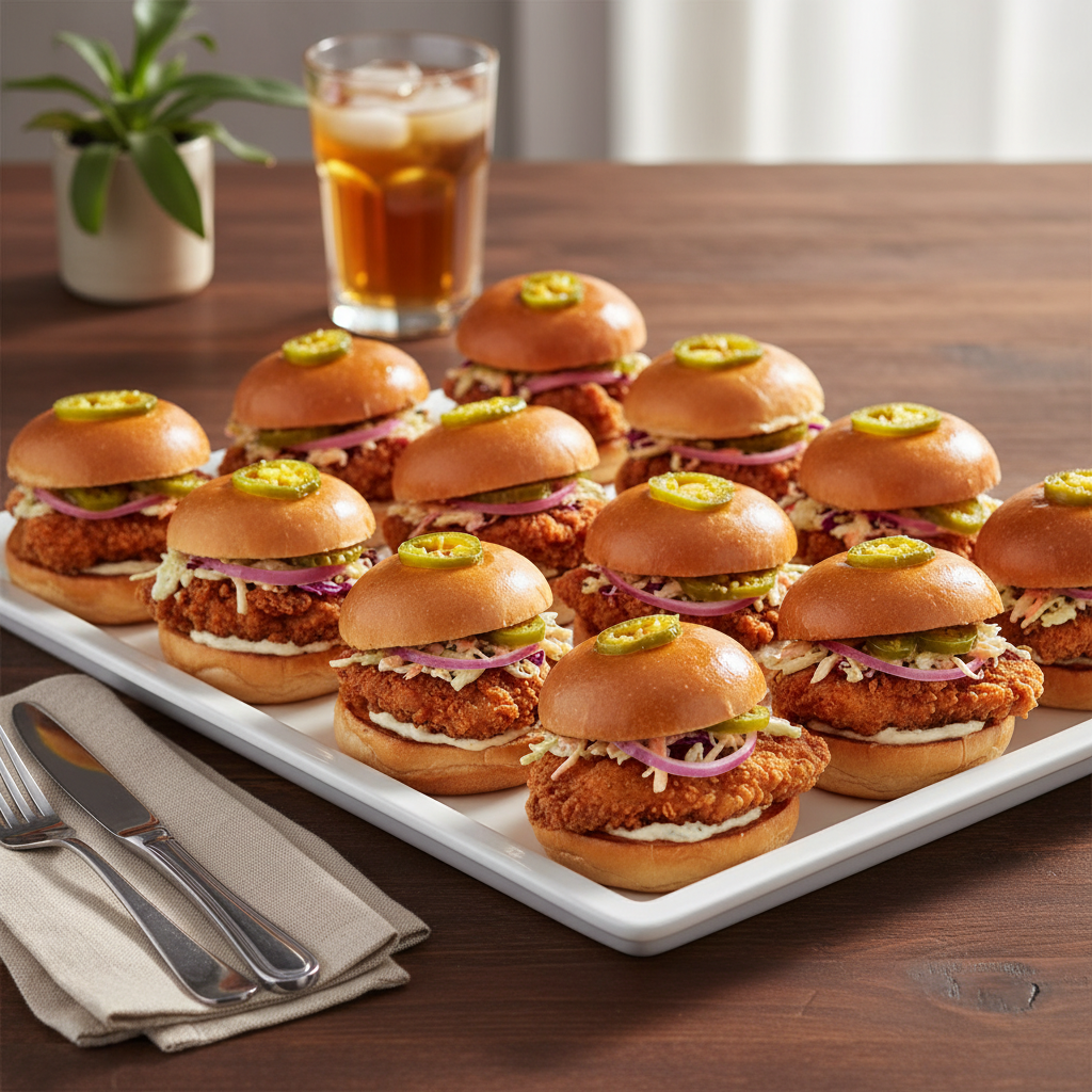 18 - Fried Chicken Sandwich Sliders at Blowin' Smoke BBQ @ Prime Time Butcher | Catering in WOODBURY, NY 117971212 | YourMenu® Online Ordering