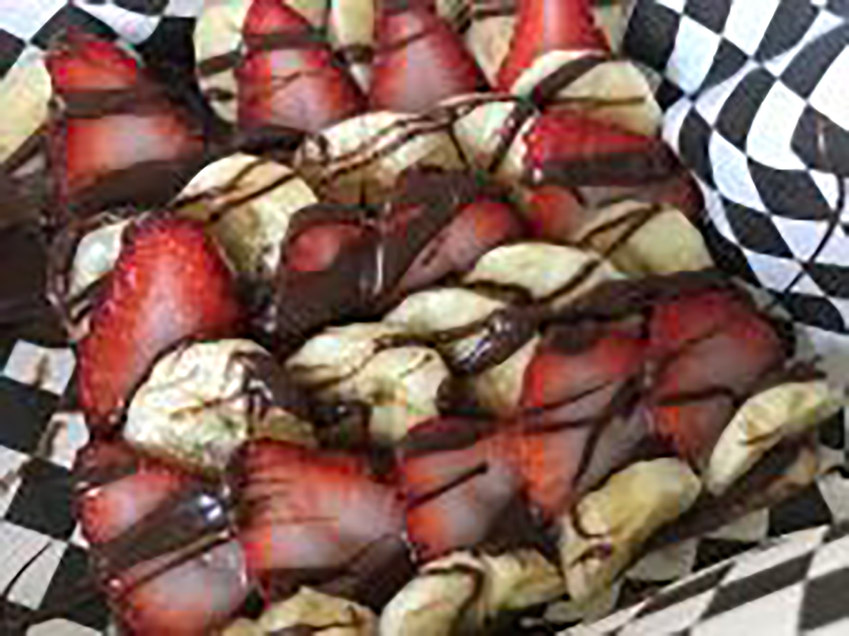 Nutella Toast W Strawberries Banana at Oakland Coffee & Juice Bar in Oakland Park, FL 33334 | YourMenu® Online Ordering
