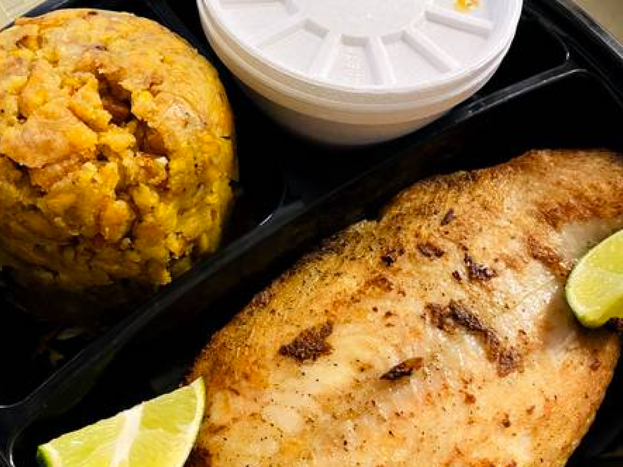 Mofongo Filete De Pescado at Bohio Latin Flavors in Margate, FL 33063 | YourMenu® Online Ordering