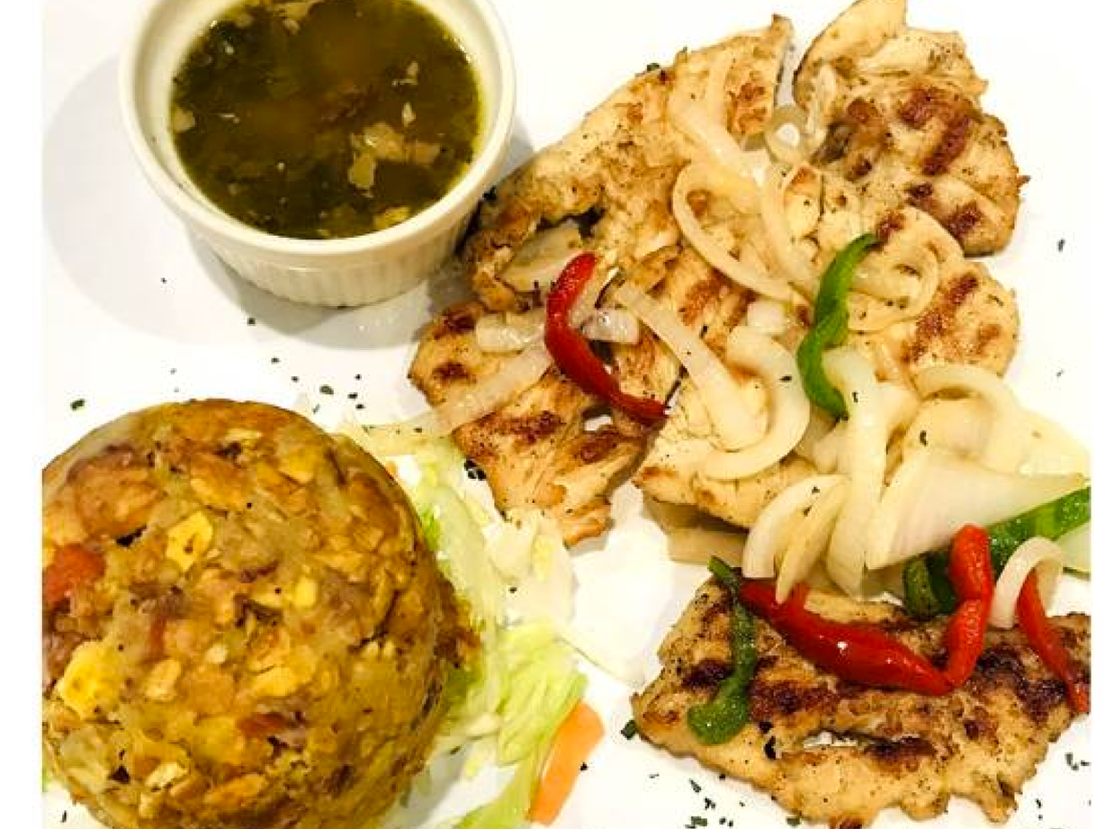 Mofongo Pechuga De Pollo at Bohio Latin Flavors in Margate, FL 33063 | YourMenu® Online Ordering