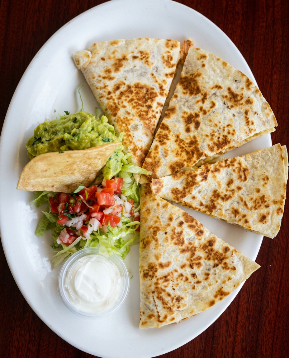 Quesadilla (Chicken or Steak? at Atipicos Food in Riviera Beach, FL 33404 | YourMenu® Online Ordering