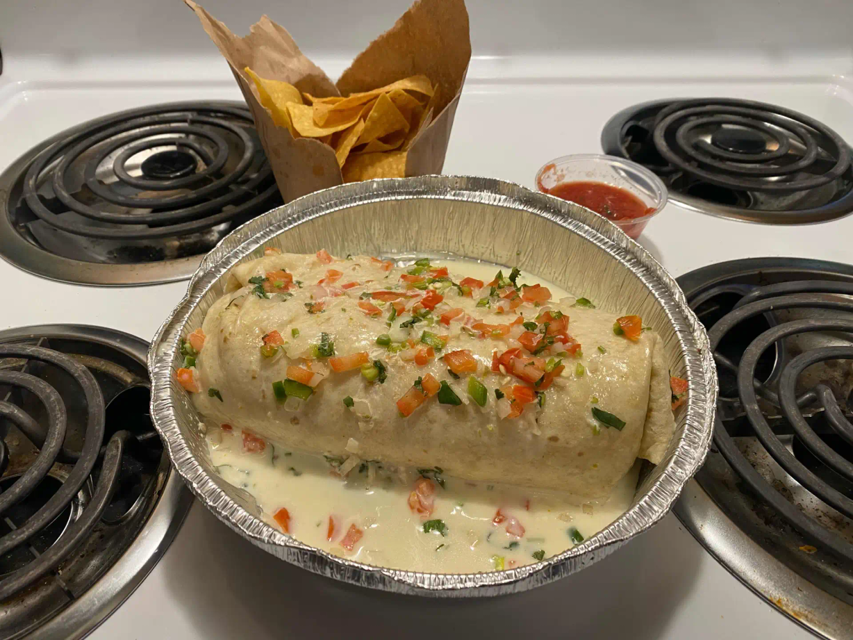 Cali Style Burrito at Los Primos Restaurant in Hagerstown, MD 21742 | YourMenu® Online Ordering