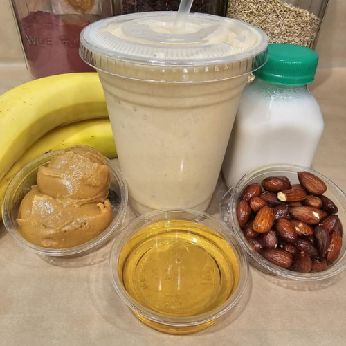 Peanut Butter Banana Smoothie at GREEN LEAF CAFE  in Florence, SC 29501-3904 | YourMenu® Online Ordering