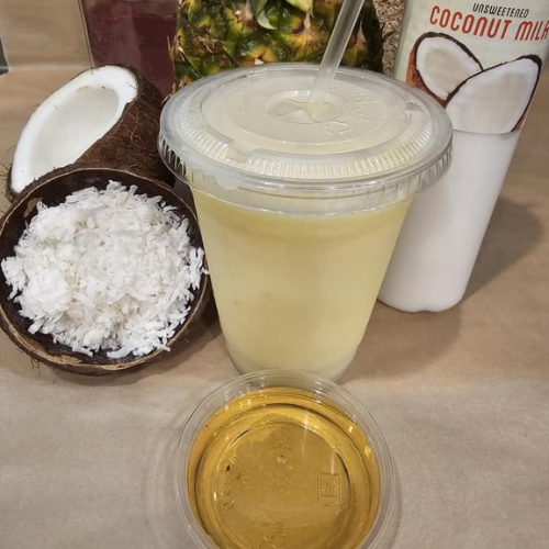 Pineapple Coconut Smoothie at GREEN LEAF CAFE  in Florence, SC 29501-3904 | YourMenu® Online Ordering