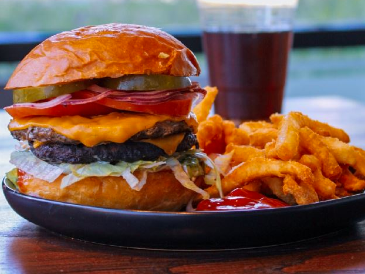 Burger at Corner Cafe in ANNAPOLIS, MD 21401 | YourMenu® Online Ordering