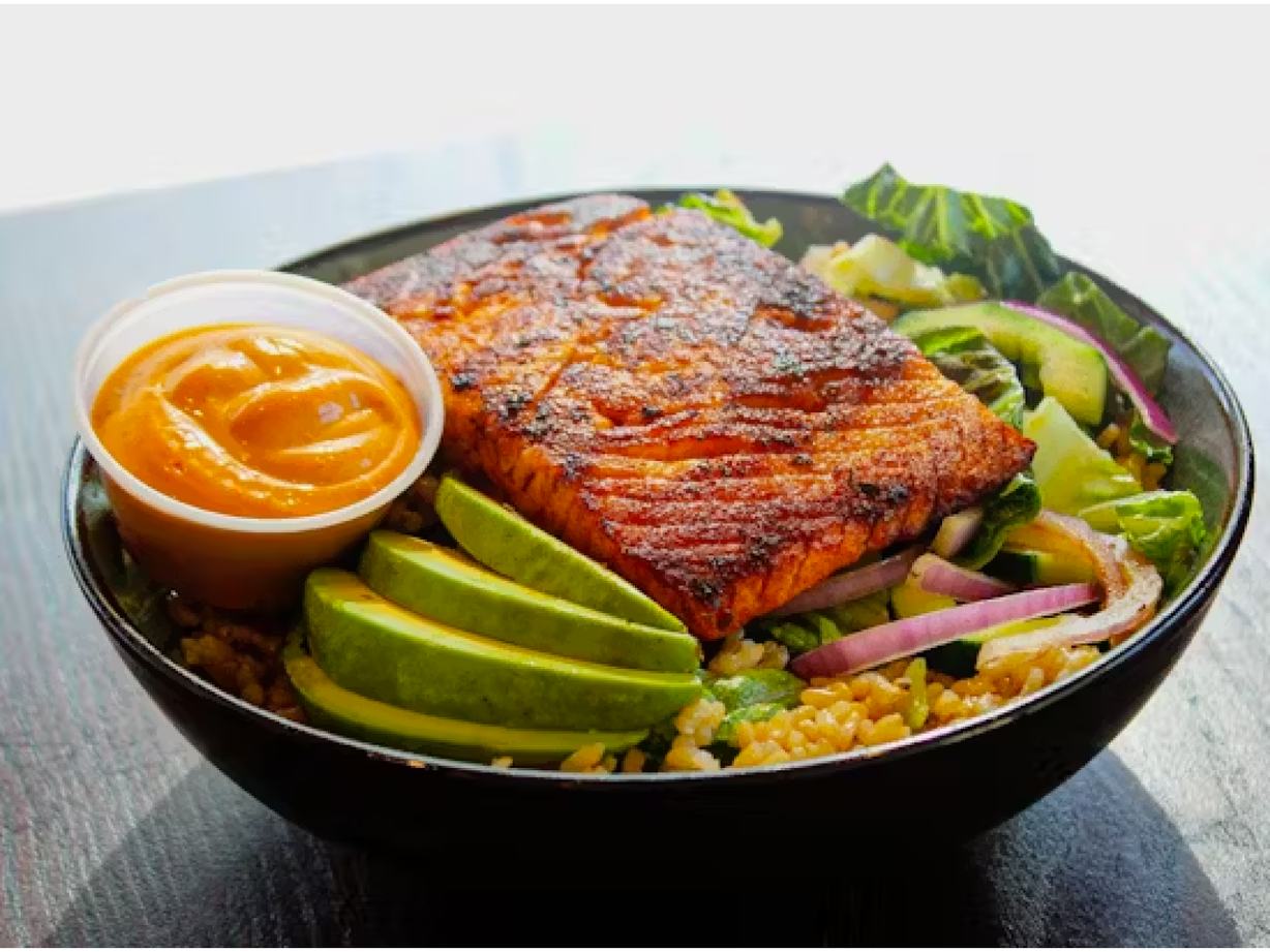 Cajun Salmon Box at Corner Cafe in ANNAPOLIS, MD 21401 | YourMenu® Online Ordering