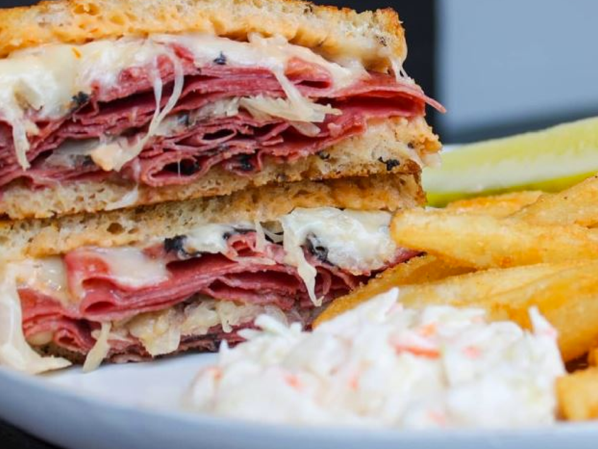 Corned Beef Pastrami Reuben at Corner Cafe in ANNAPOLIS, MD 21401 | YourMenu® Online Ordering