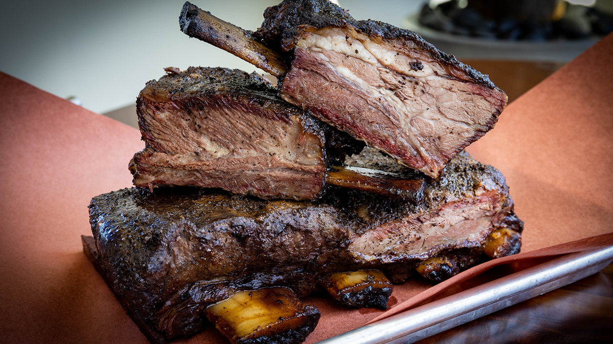 Beef Dino Ribs By Pound at Earnest B's BBQ in Frisco, TX 75033 | YourMenu® Online Ordering