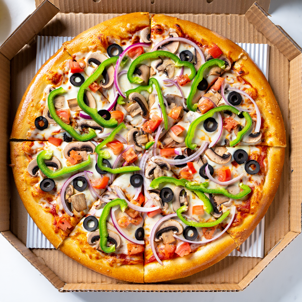 12" Vegetarian Pizza at Middle River Inn Sports Bar & Grill in Middle River, MD 21220 | YourMenu® Online Ordering
