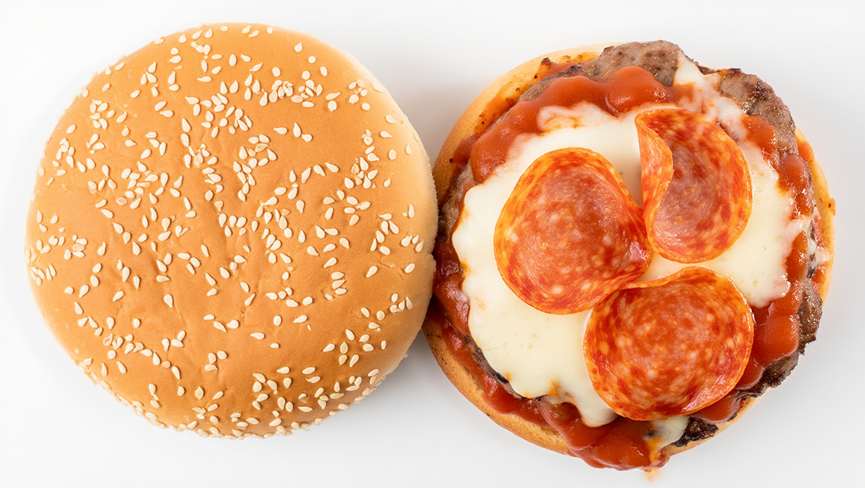 Pizza Burger at Middle River Inn Sports Bar & Grill in Middle River, MD 21220 | YourMenu® Online Ordering