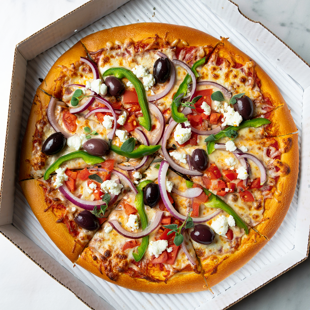 16" Greek Pizza at Middle River Inn Sports Bar & Grill in Middle River, MD 21220 | YourMenu® Online Ordering
