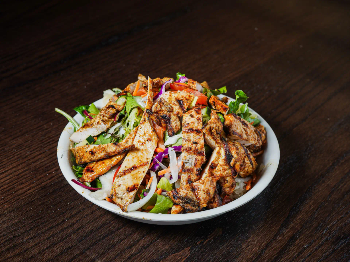 Protein Salad Chicken Breast at ASLI Mediterranean Grill in Denver, CO 80224-1746 | YourMenu® Online Ordering